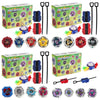 Metal Gyro Spinning Top Battle Set with Launchers featuring various colored spinning tops and launchers.
