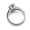 Sterling Silver Tourmaline Ring with Zircon Accents