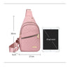 Women's Waterproof Sling Crossbody Bag with Adjustable Strap