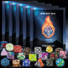 Polyhedral Dice Set with Velvet Pouch
