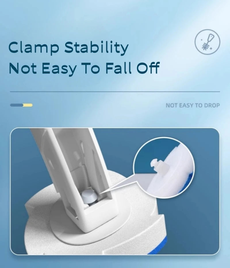 Disposable Toilet Brush Set with Replaceable Heads