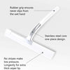 Shower Squeegee with Hanging Silicone Holder for Glass Doors & Mirrors