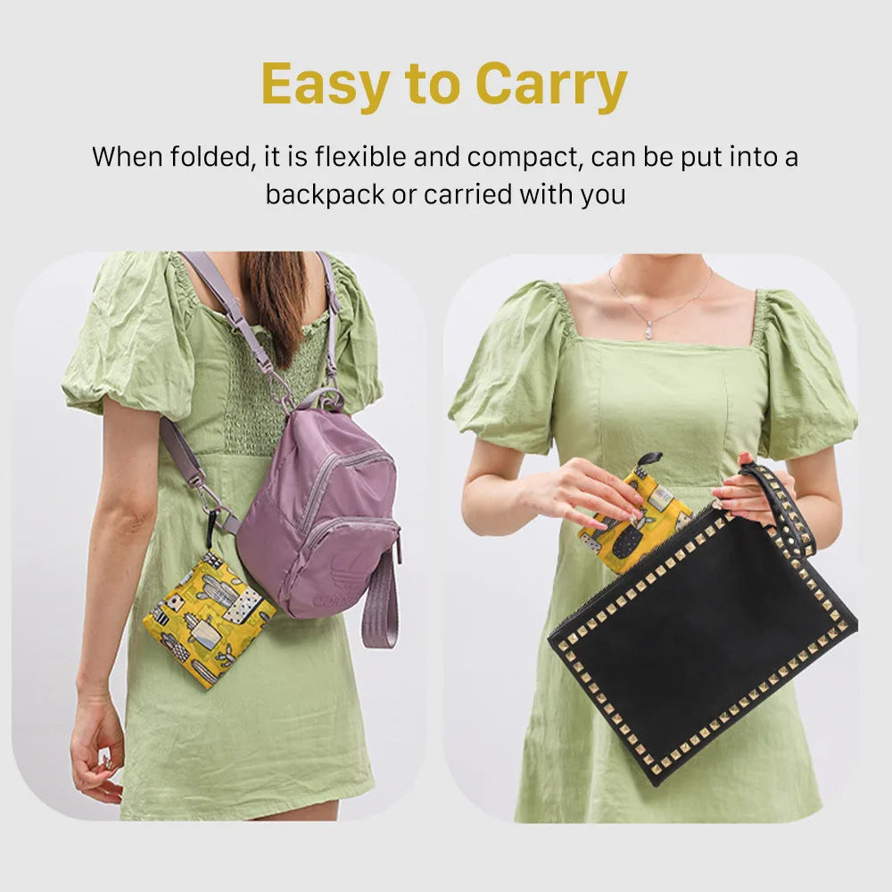Large Foldable Reusable Shopping Tote Bag