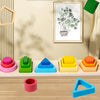 Montessori Wooden Sorting & Stacking Toy for Toddlers