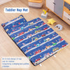 Dinosaur Toddler Nap Mat with Removable Pillow and Fleece Blanket