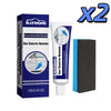 A Rayhong car scratch remover kit showing a box, a tube of remover, and a black sanding pad.