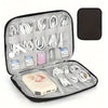Multi-Pocket Travel Cable Organizer Case
