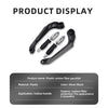 Motorcycle Brake & Clutch Lever Hand Guards with Carbon Fiber Finish
