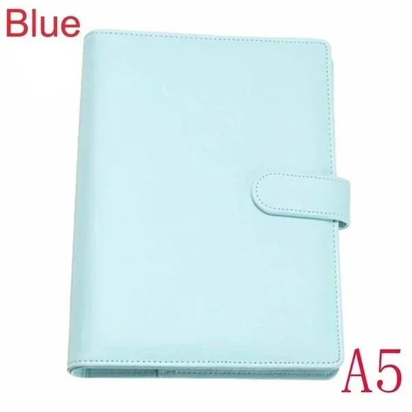 Premium wiederbefüllbares Leder-Notizbuch-Organizer