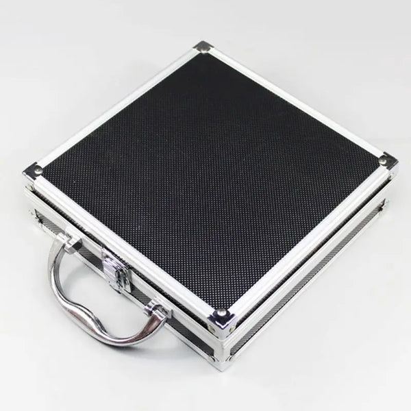 Mallette d'outils portable en alliage d'aluminium avec doublure protectrice