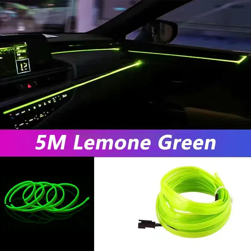 Flexible USB LED Neon Strip Light for Car & Home