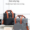 Insulated Double-Decker Lunch Bag with Leakproof Lining