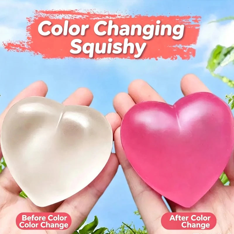 Heart-Shaped Stress Relief Squeeze Toy