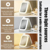 LED Lighted Makeup Case with Adjustable Mirror