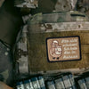 Funny Tactical Morale Patch with Hook and Loop Backing