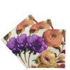 2-Ply Decorative Flower & Leaf Print Napkins (20-Pack)