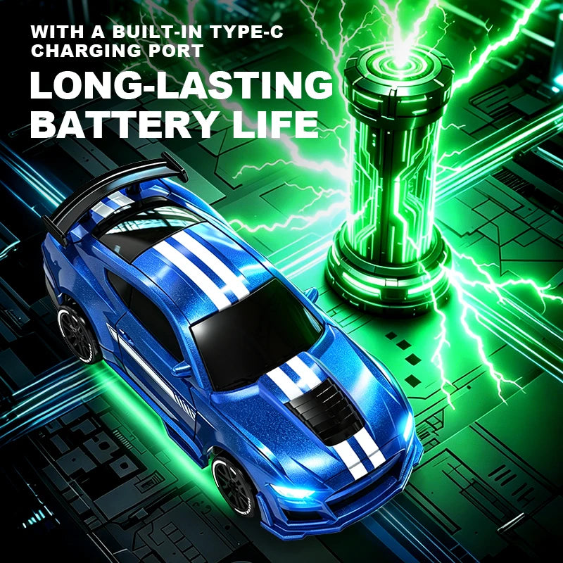1:64 Scale 4WD Stunt RC Drift Car with Rechargeable Battery