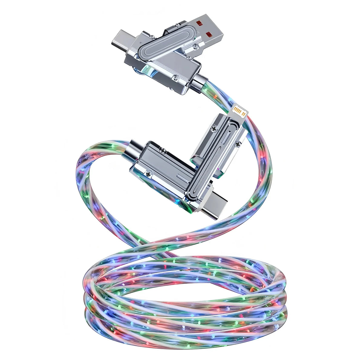 Câble USB Type-C de Charge Rapide 4-en-1