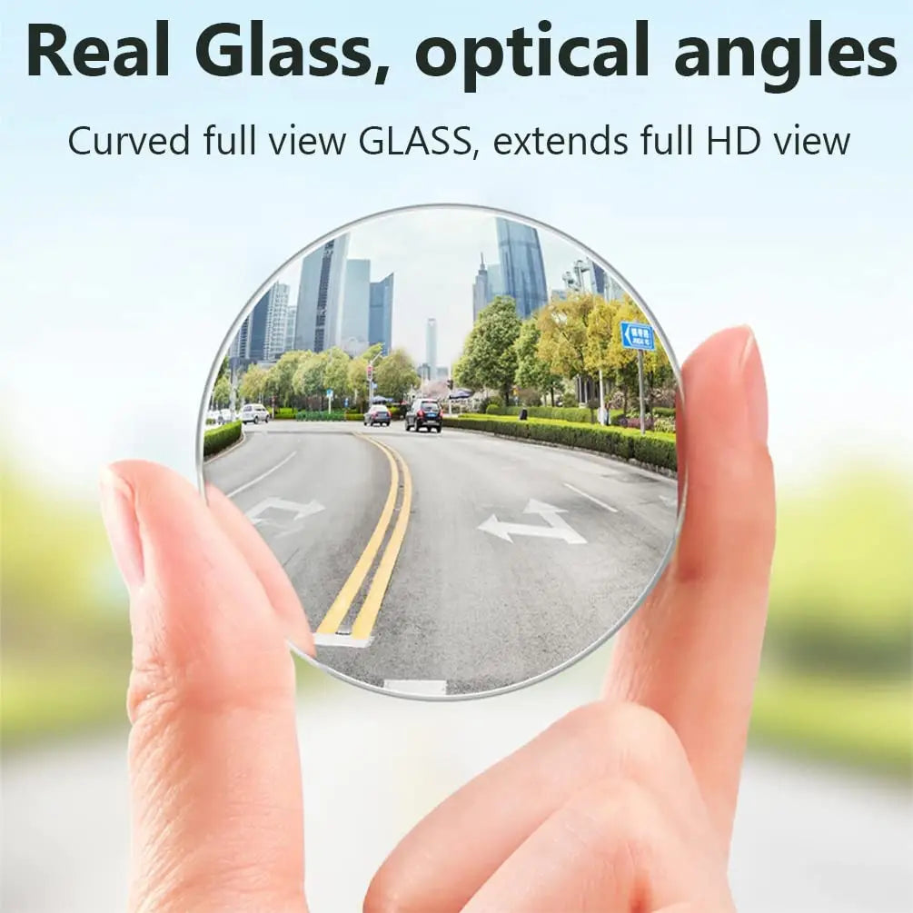 360° Adjustable Car Blind Spot Mirror – Wide Angle Convex Rear View Mirror