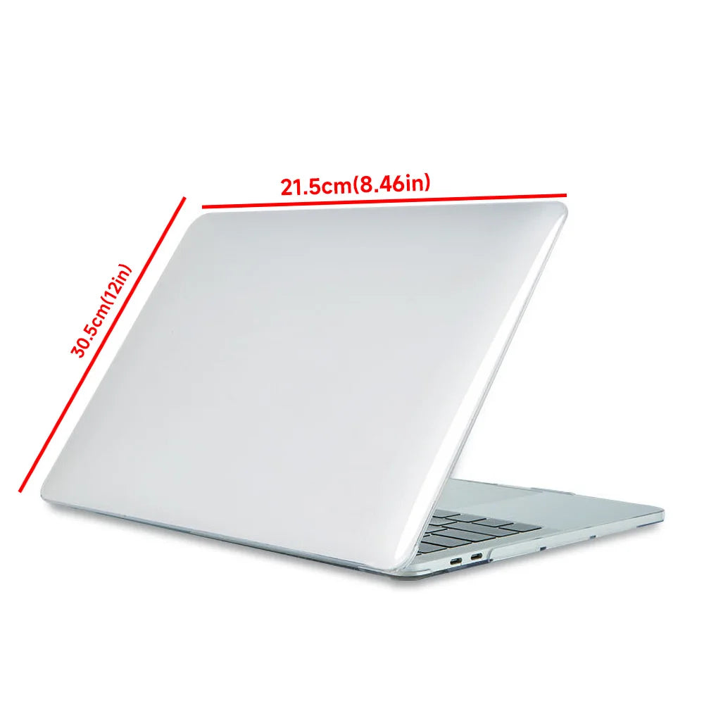Clear Hard Shell Case for MacBook Pro 13 Inch (2016–2022, M1 & Intel)