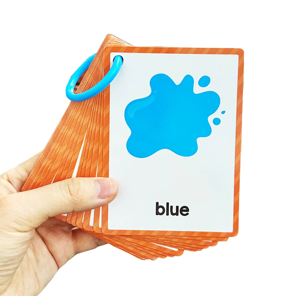Early Learning Flash Cards for Kids – Colors, Shapes, Numbers, Fruits, Vegetables & Food
