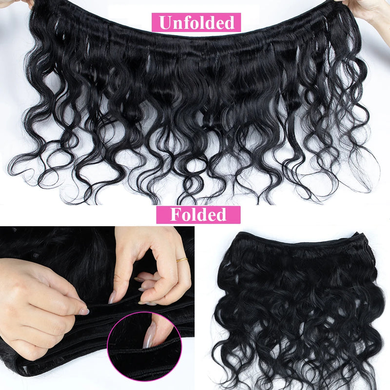 Tresses Brésiliennes Body Wave avec Closure