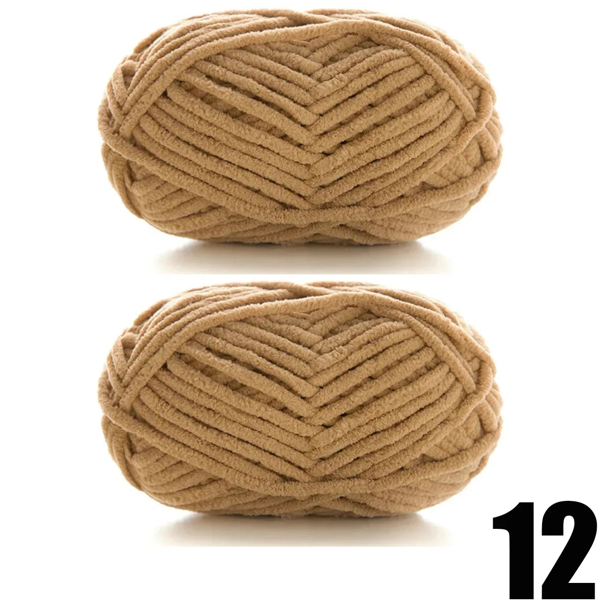 Thick Velvet Yarn for Knitting and Crochet