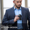RFID Blocking Ultra-Thin Bifold Wallet with ID Windows