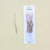 Spiral Birthday Cake Candles, Set of 6 Long Thin Decorative Candles for Cakes and Desserts