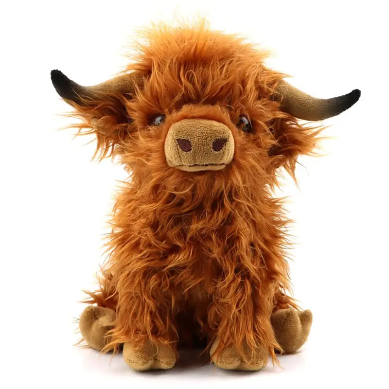 Adorable Highland Cow Plush Toy – Soft and Cuddly 25cm Companion