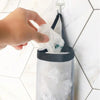 Wall-Mounted Plastic Bag Dispenser for Kitchen Organization