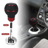 Universal Aluminum Alloy Shift Knob with Leather Grip