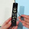 Moon Metal Bookmark for Fantasy Readers