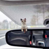 Sleeping Cat Resin Car Dashboard Ornament