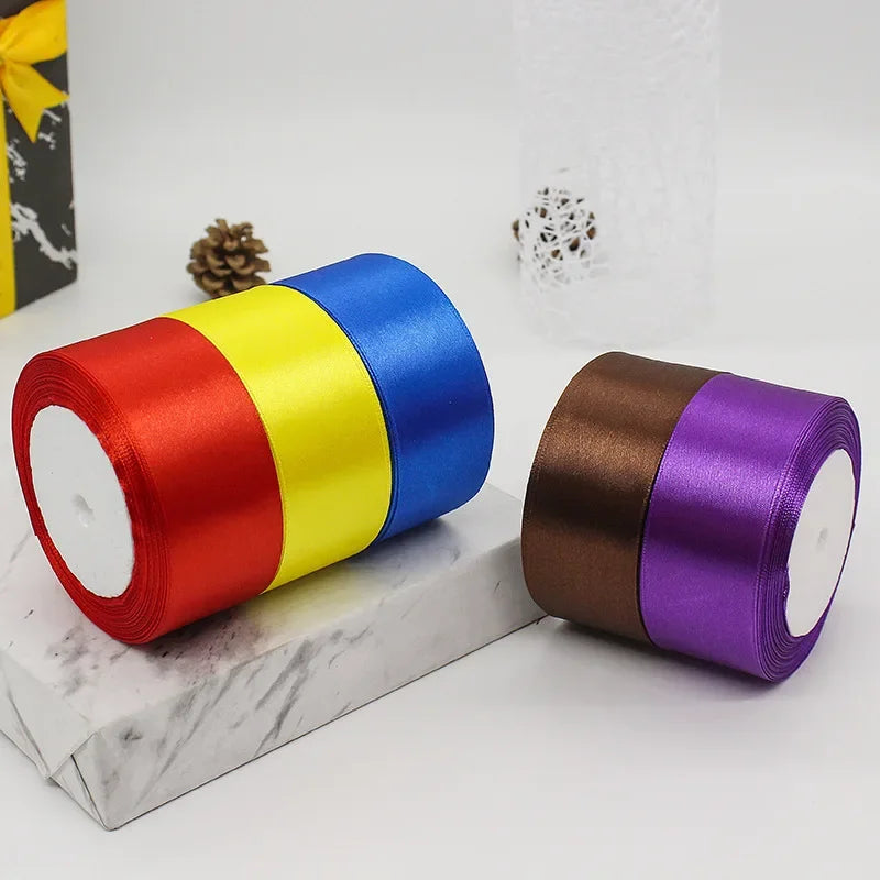 Luxury Satin Ribbon Roll for Gift Wrapping & DIY Crafts