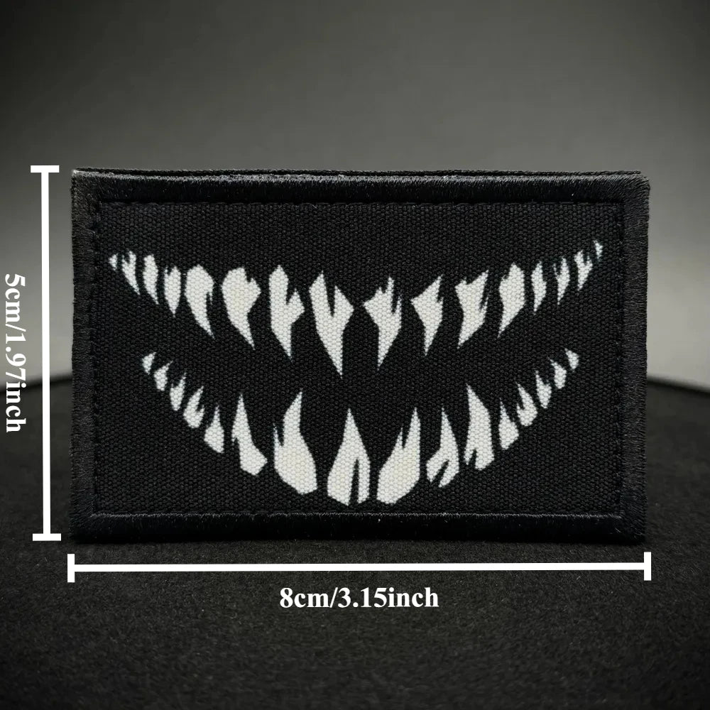Devil Teeth Morale Patch – Hook & Loop Tactical Emblem