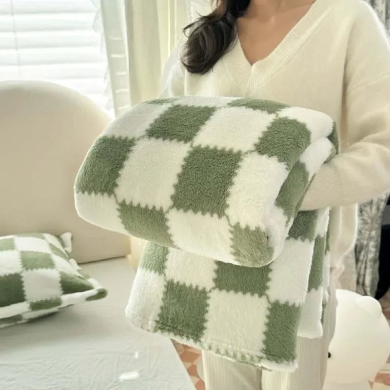 Panda Flannel Throw Blanket - Soft Plush Cover for Couch, Bed & Travel