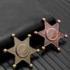 Hexagonal Metal Fidget Spinner for Stress Relief