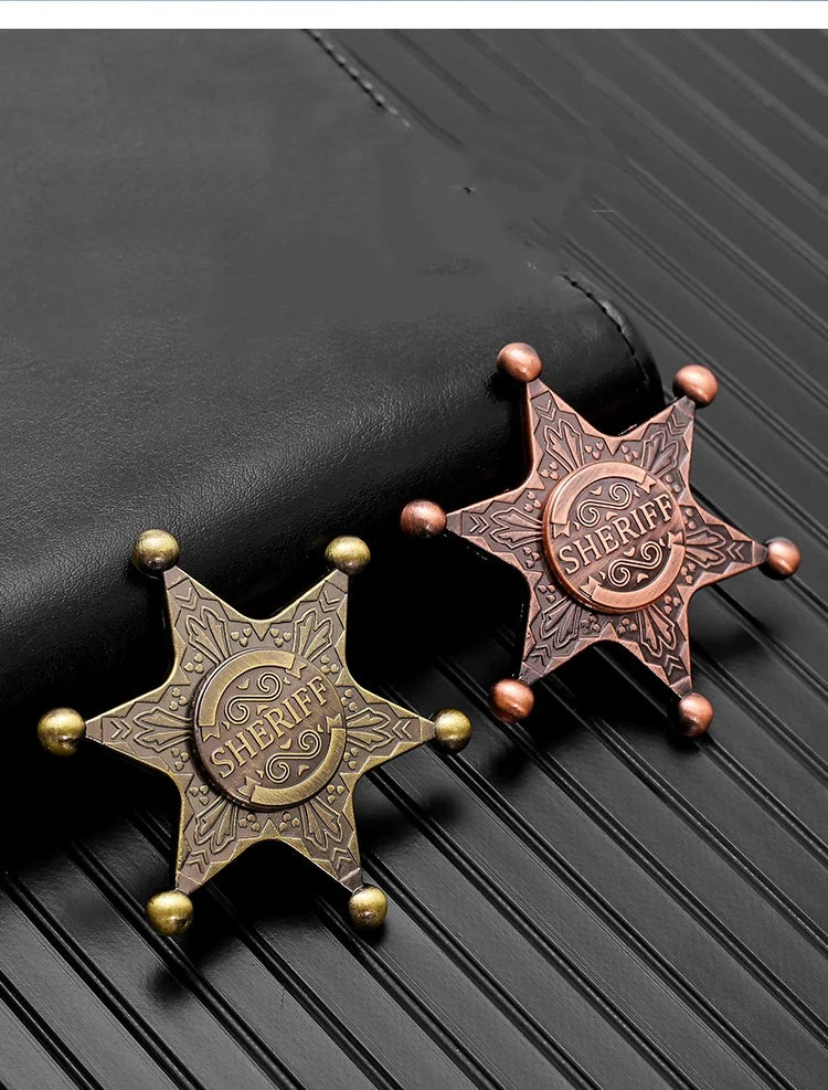 Hexagonal Metal Fidget Spinner for Stress Relief