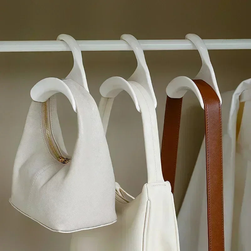 Space-Saving Closet Organizer Hooks for Bags, Hats & Scarves