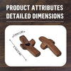 Handcrafted Wooden Pocket Crosses for Prayer and Reflection (Set of 6)