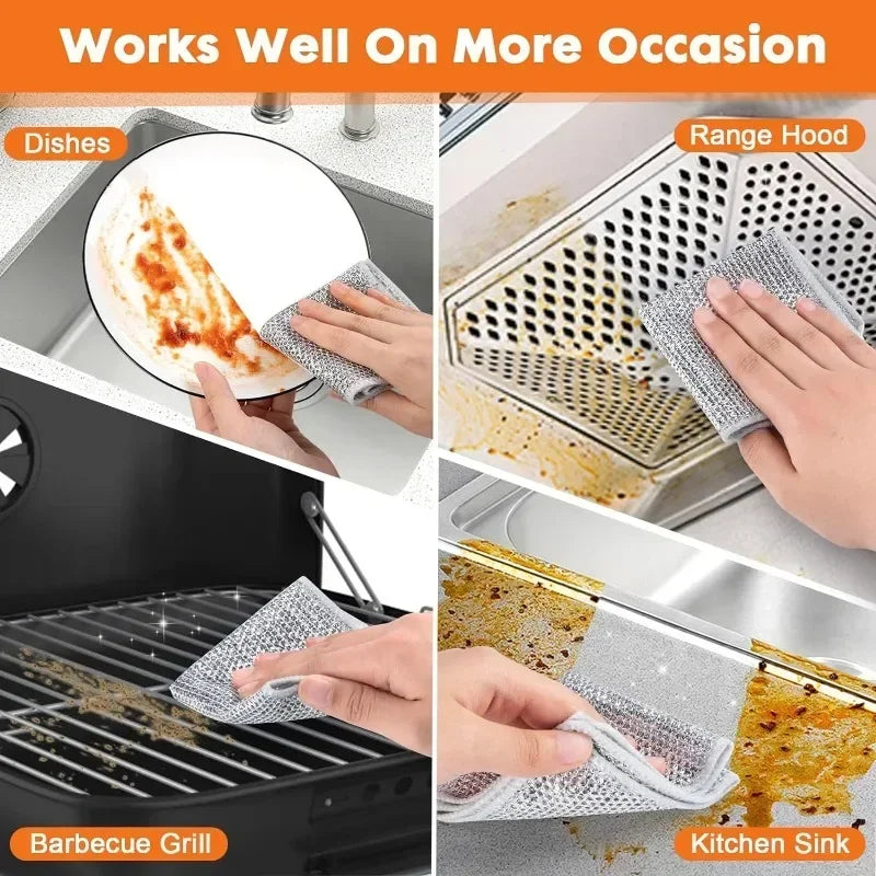 Double-Sided Magic Cleaning Cloth for Kitchen