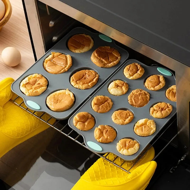 Non-Stick Silicone Muffin & Cupcake Baking Pan
