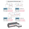 Elastic Sofa Cover with Anti-Slip Grip
