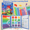 Magnetic Fraction Teaching Set with Charts & Erasable Practice Area