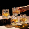 Crystal 360 Rotating Whiskey Glass