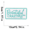Embroidered Iron-On Patch with Cute Emblem Design