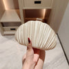 Elegant Pleated Evening Clutch with Chain Strap