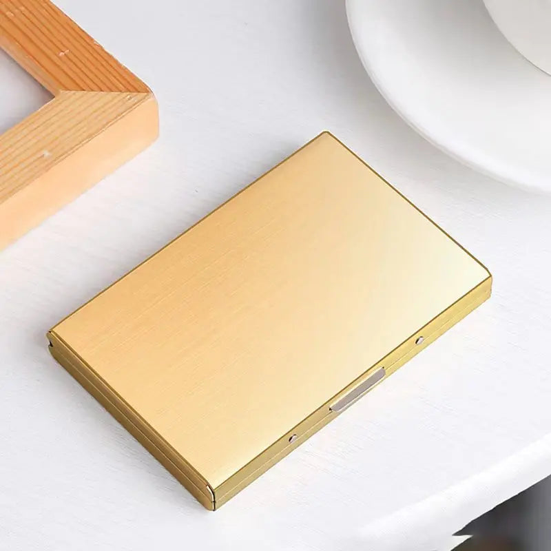 Minimalist Metal RFID-Blocking Card Wallet