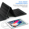 Foldable Solar Power Bank with Dual USB Ports